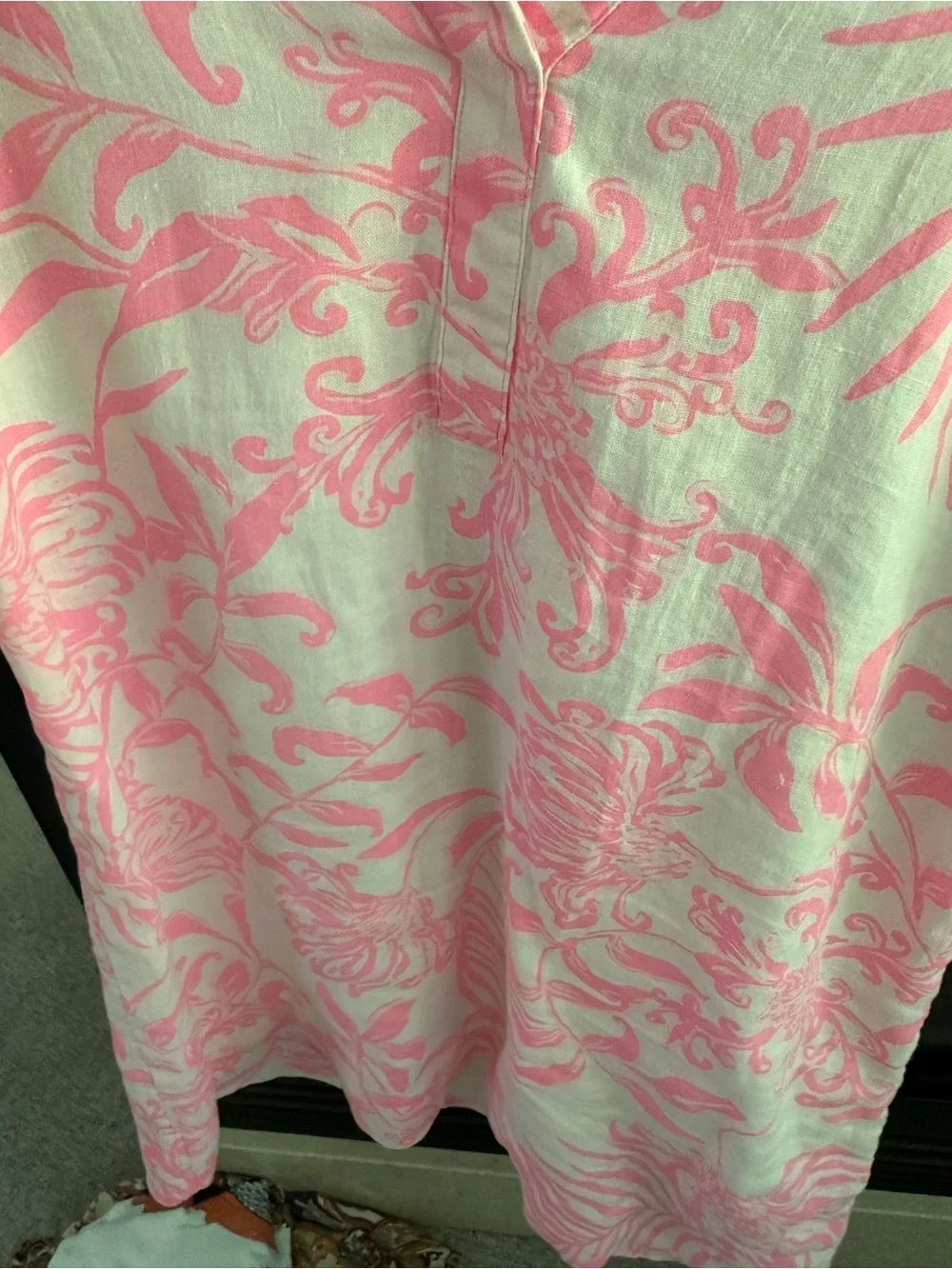 Lilly Pulitzer Pink and White Floral Dress - Picture 4 of 5